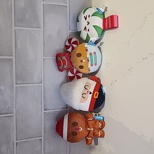 Holiday Plush Bark Box Dog Toy Set
